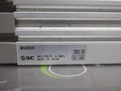 SMC MSQB50R Rotary Cylinder 0.6 MPa Used
