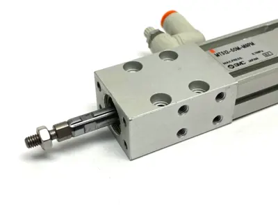 MTS12-50M-M9PM | SMC  Precision Spline Cylinder Non-Rotating 12mm Bore 50mm Stroke - Used