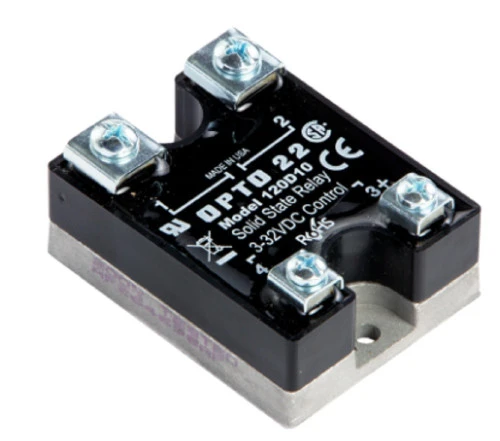 Opto 22 120D10 120 VAC, 10 Amp, DC Control Solid State Relay SSR [New]