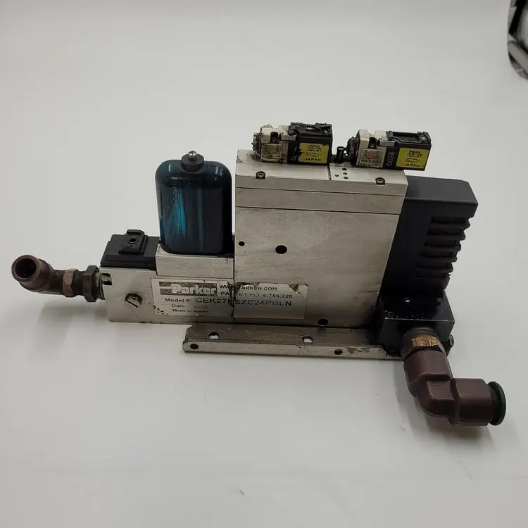 Used PARKER PARKER CEK27HSZC24PBLN VACUUM GENERATOR Parts (Hydraulics and Pneumatics) | ND Industrial Surplus #1218806