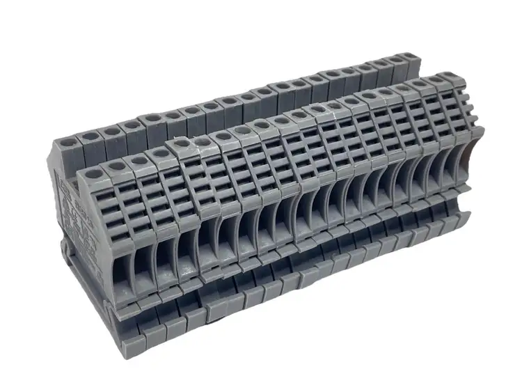 Used Morsettitalia Euro 2.5 Terminal Block 5mm Gray LOT OF 20 Terminal Blocks Michigan US | Maverick Industrial Sales #1394951