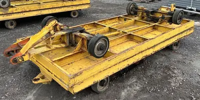 10,000 LBS X 4' X 9' HEAVY DUTY MOBILE TRANSFER / MOVING CART: STOCK #23516