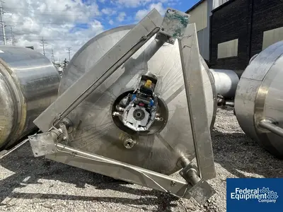 USED Stainless Fabrication 1,200 Gal Stainless Fab Twin Motion Kettle, 304 S/S, 15/150#