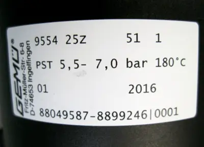 NEW GEMU 9554 25Z511