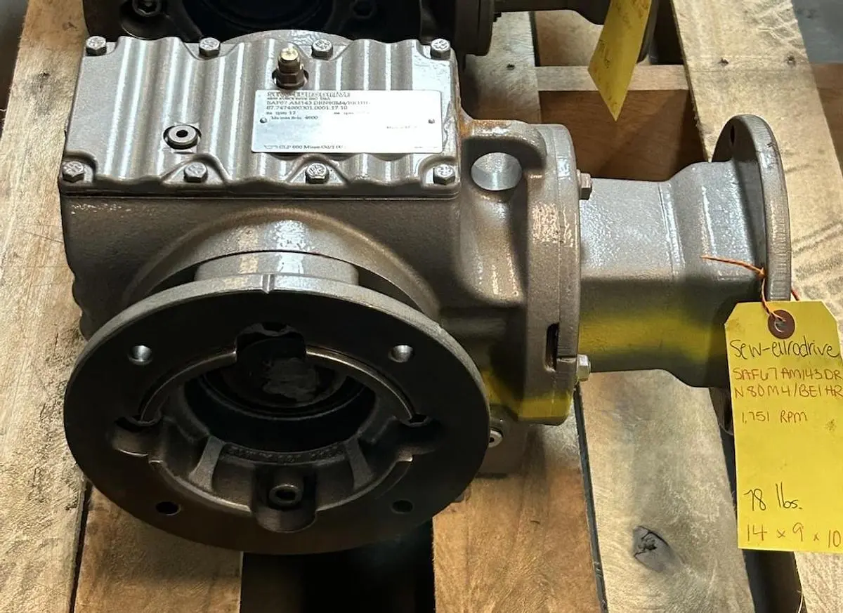 Used SEW-EURODRIVE SAF67AM143DRN80M4/BE1HR Industrial Controls Ohio US | Surplus Asset Holdings #1364197