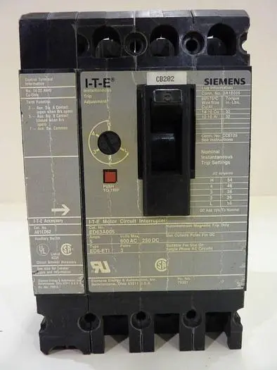Used SIEMENS ED63A005 Circuit Breakers Michigan US | Ideal Machinery #602477