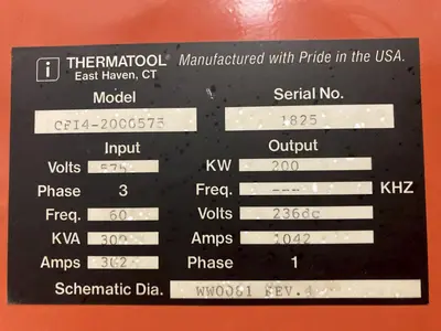 NEW 2000 THERMATOOL CFI4-2006575