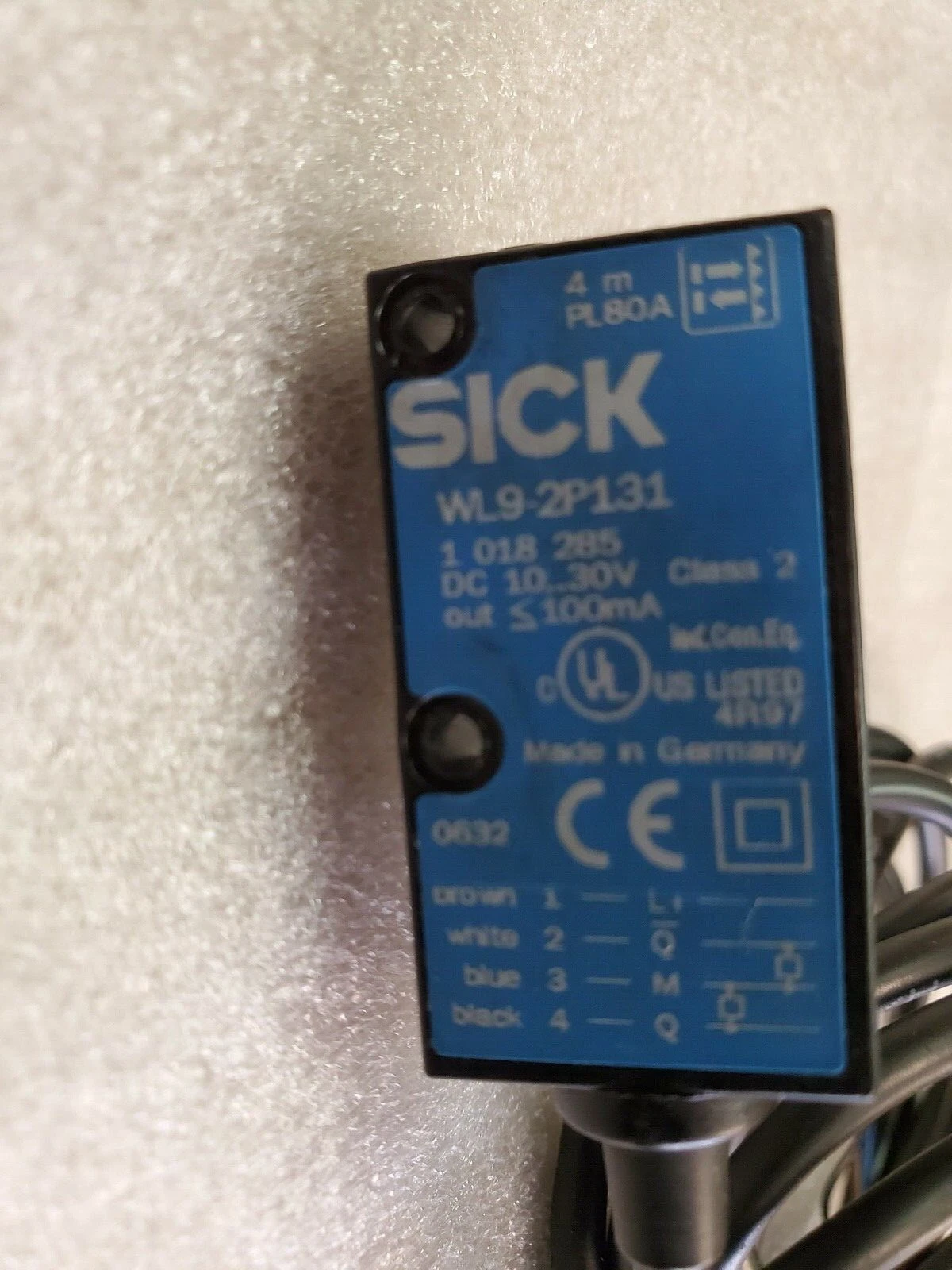 USED SICK Sick WL9-2P131 Photoelectric Sensor Switch