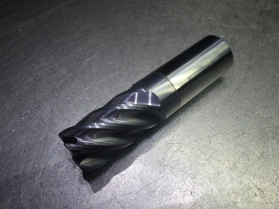 Monster 1" 6 Flute carbide CR Reg Endmill 1" Shank .03" R 292-301264 (LOC373A)