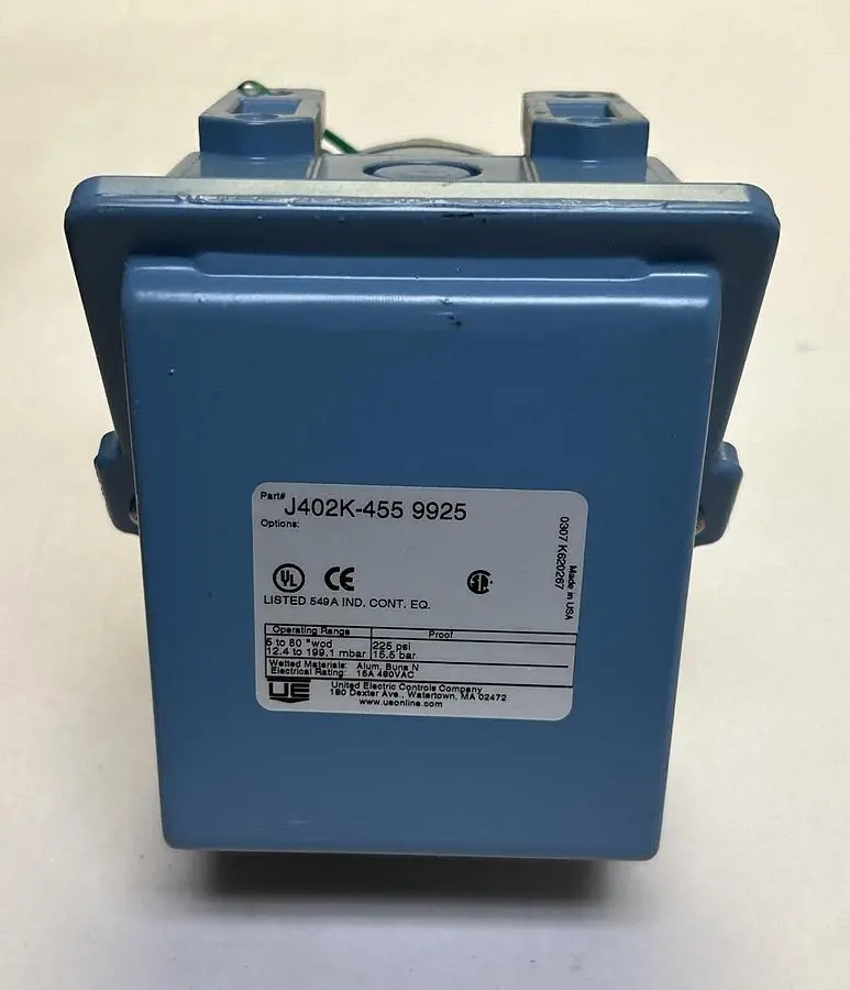New | in-Stock UNITED ELECTRIC J402K-4559925 Miscellaneous Equipment (Electrical & Power) Ohio US | Surplus Asset Holdings #1242632
