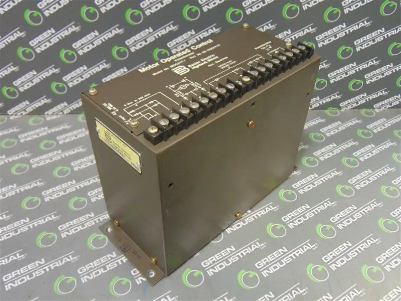 Basler Electric MOC2207 Motor Operated Control Potentiometer 90 72300420 Used