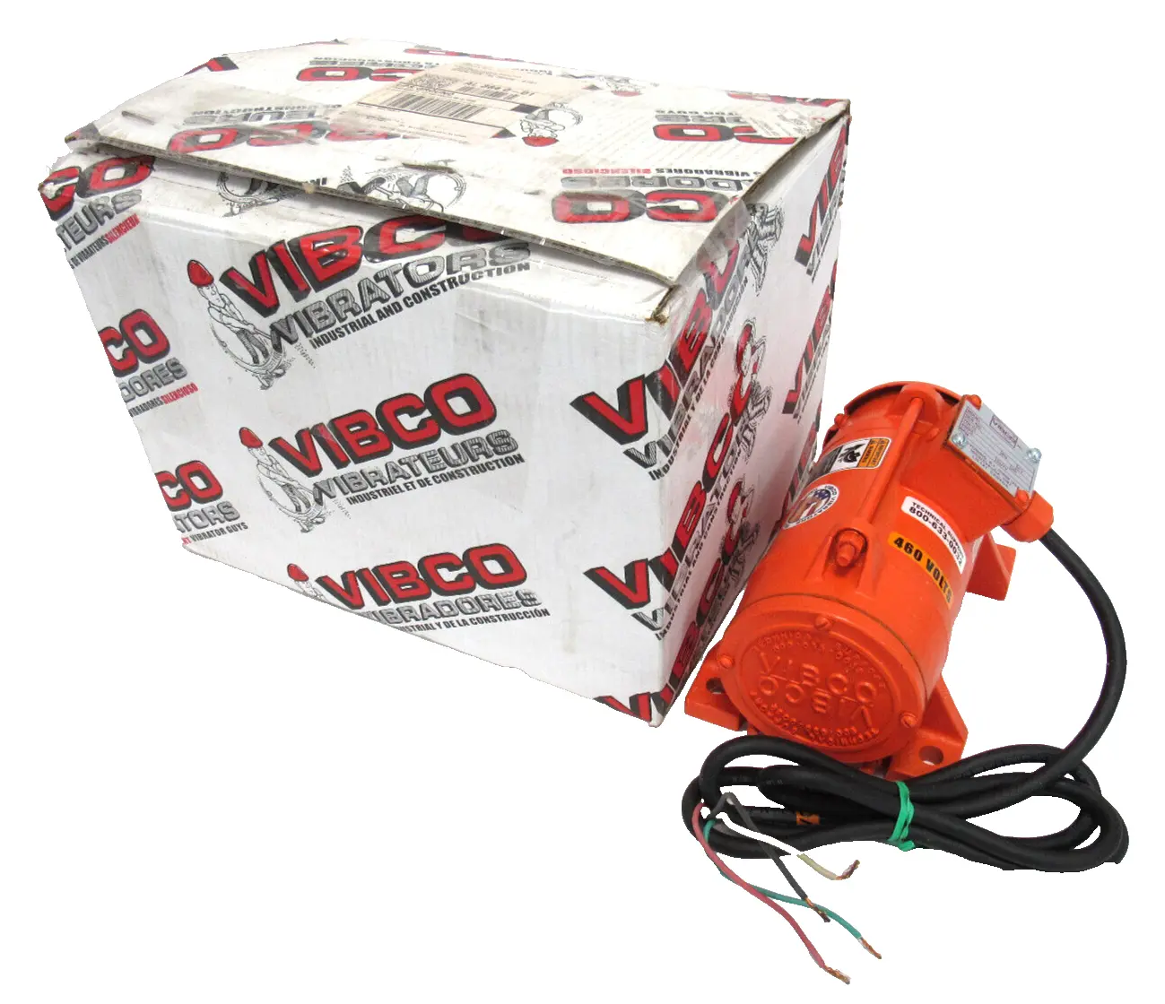 NEW VIBCO FC-400-3 INDUSTRIAL VIBRATOR 460V 3450VPM FC4003