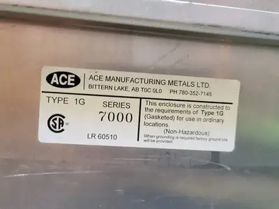USED ACE MANUFACTURING SERIES 7000