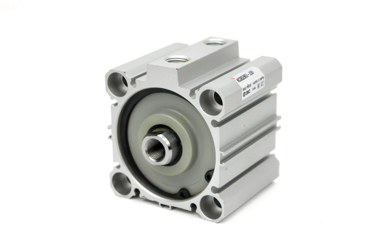 SMC NCDQ2B63-20D Compact Pneumatic Cylinder, 63mm Bore, 20mm Stroke, NEW