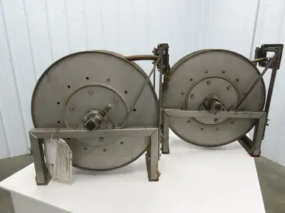 Hannay Reels 818-25-26B TR Retractable Industrial Air Hose Reel Lot Of 2
