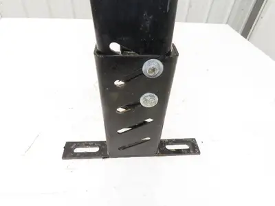 Single Conveyor Leg Stationary Floor Support 35"-40-1/2"Adj H Black  Lot of 2
