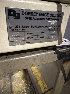 USED DORSEY METROLOGY 16H