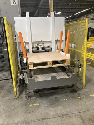 Priority One Automatic Bulk Container Depalletizer - Low Level