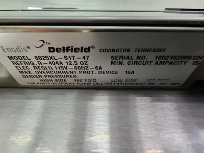 Used Delfield Used Delfield 6025XL One Section Reach In Refrigerator, (2) Right Hinge Solid Door Refrigerators Illinois US | Falcon Restaurant Supply #1376714