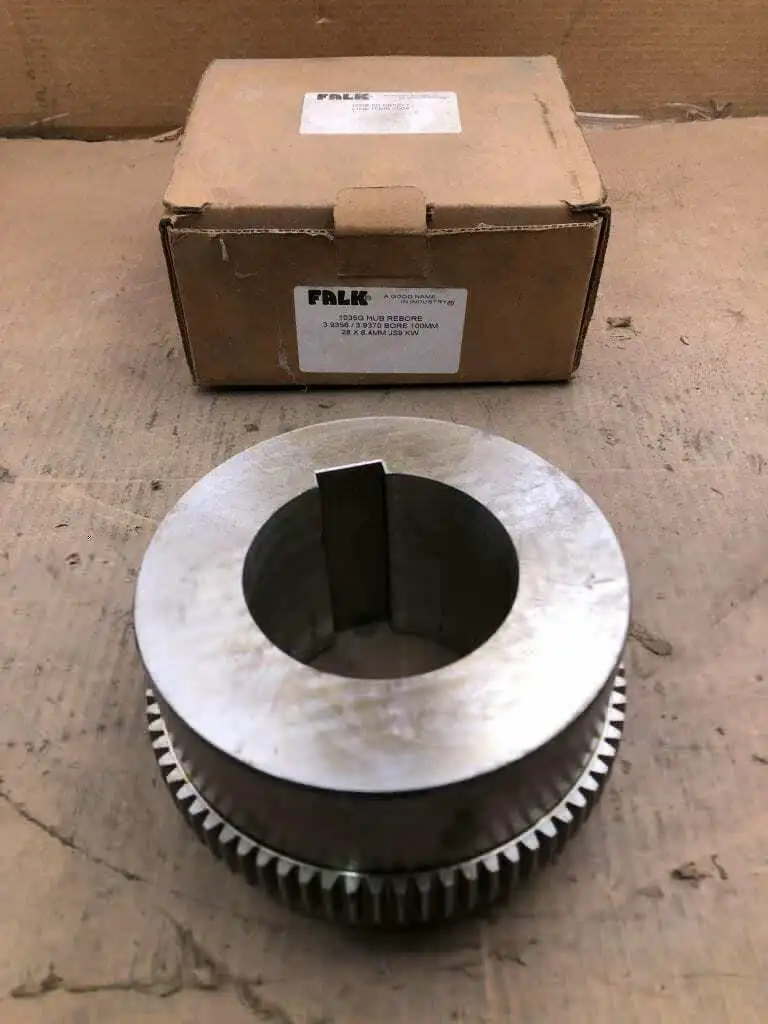 FALK 1035G 100mm Gear Coupling Hub Rebore 3.9370″ Bore -NIB