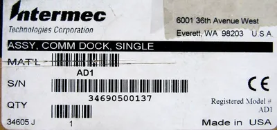 NEW INTERMEC CK31G COLOR BARCODE SCANNER CK31NI CK31G114E11N2804 WITH CHARGER