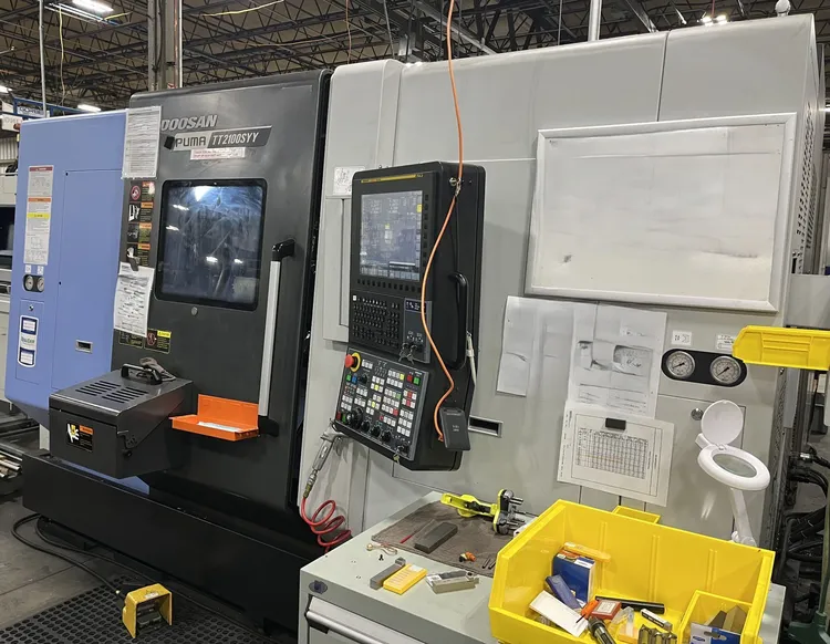 Used 2022 DOOSAN PUMA TT-2100SYY 5-Axis or More CNC Lathes Ohio US | UniversalAutomatics.com #177134