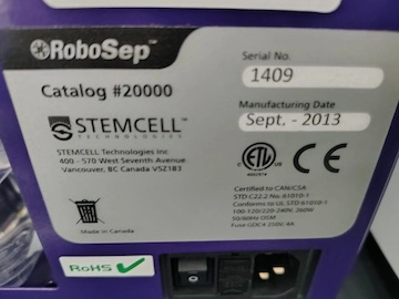 Used _UNKNOWN_ _UNKNOWN_ Sample Preparation California US | Biotech Equipment Sales #1488901