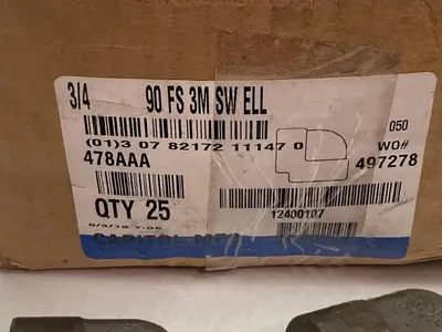 New | in-Stock CAPITOL MFG-90-FS-3M-SW-ELL Valves/Fittings Ohio US | Surplus Asset Holdings #1241746