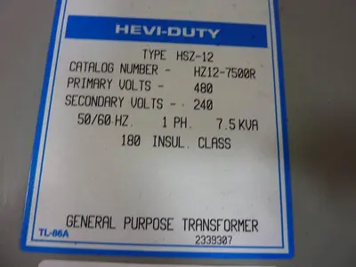 USED EGS HZ12-7500R