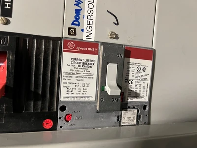 800A GE DPB SEC 1 CCB Main Lug Breaker Distribution Panel, 480Y/