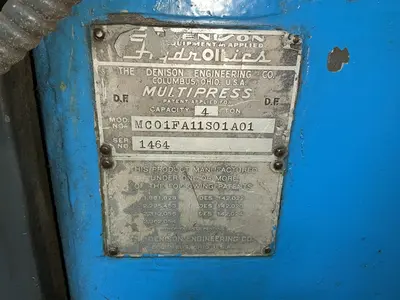Used DENISON ENGINEERING CO. MC01FA11S01A01 Hydraulic Presses Ohio US | HGR 24 #1457524