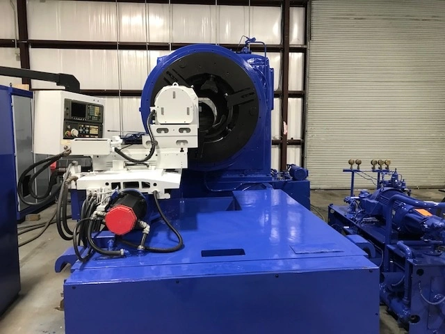 CRI-DAN CNC Pipe Threading Lathe, in very good working condition, rebuilt 2024, POA
