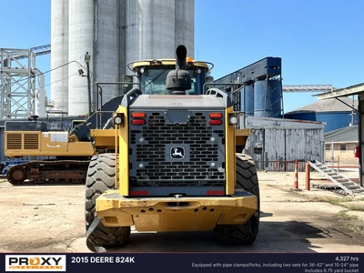 Used 2015 DEERE 824K Wheel Loaders Louisiana US | Proxy Equipment #1377967