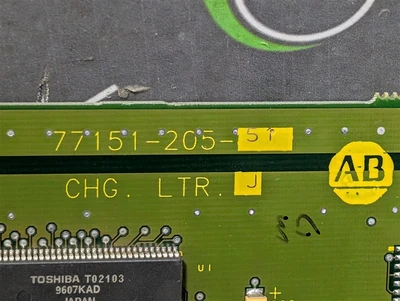 Allen Bradley 6189-FPABVC 2MB TFT Video Card 77151-205-51 C/L J Used