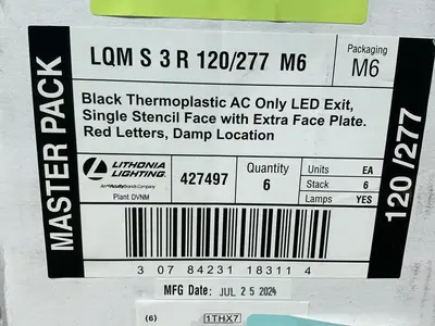 Used 2024 LITHONIA LIGHTING LQM S 3 4 120/277 M6 Lighting Ohio US | HGR 24 #1561772