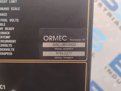 ORMEC SAC-J61092 Electrical/PLC/Automation | ESS Industrial Equipment Sales (3)