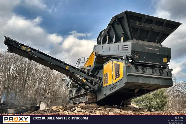 Used 2022 RUBBLE MASTER HS11000M Vibratory Screens New Jersey US | Proxy Equipment #1384995