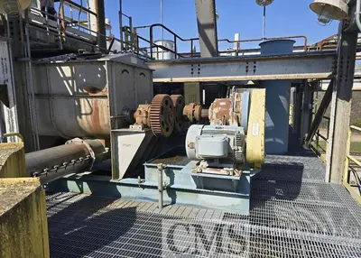 USED DAVENPORT 11X70 ROTARY STEAM TUBE DRYER