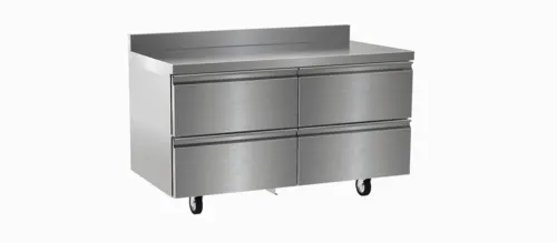 Delfield STD4560NP 60" Worktop Freezer W/ (2) Sections & (4) Drawers, 115v
