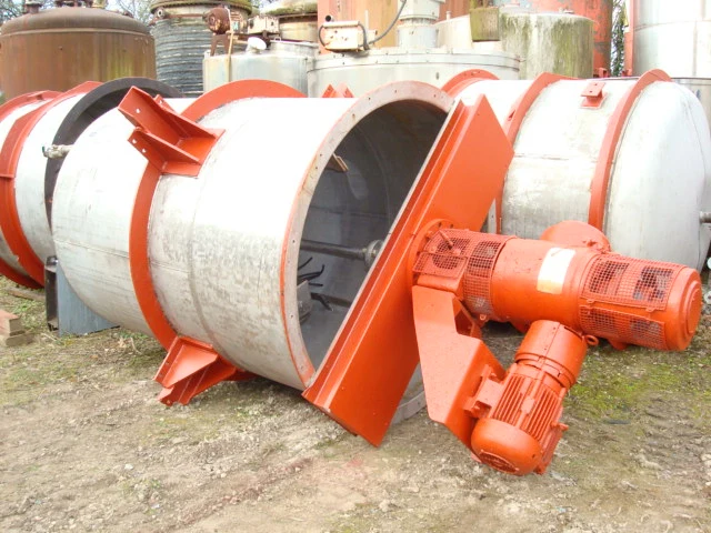 2500L S/S Open Top Mixing Tank 4Kw