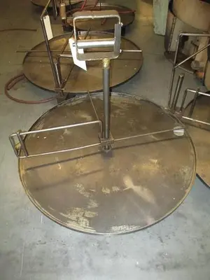 0935-580 42″ Diameter Pan Type Horizontal Stock Payoff Reel