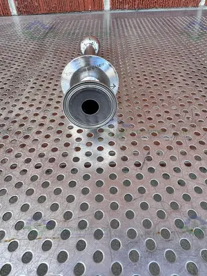 Stainless Steel Spray Ball w/ 1.5" to 2.5" Sanitary Fitting