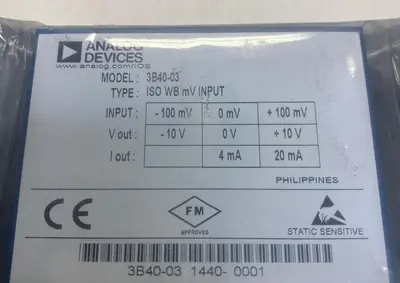 Used ANALOG DEVICES 3B40-03 Input / Output Modules | Surplus Asset Holdings #1205817