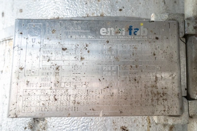 USED 2014 ENERFAB SS316L