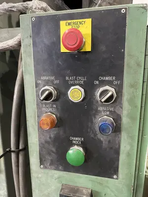 36" X 72" GOFF MODEL #3672D SPINNER HANGER SHOT BLAST CLEANING SYSTEM, NEW 2006: STOCK #22470