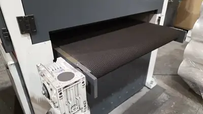 Timesaver 22 Series 900 -HW  Heavy Slag Removal, Deburring, and Finishing Machine
