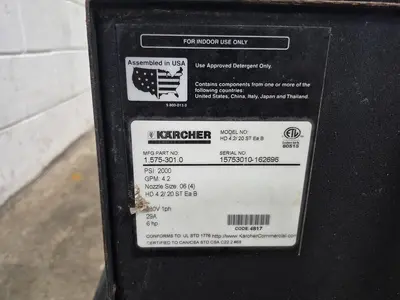 USED KARCHER HD 4.2/ 20 ST EA B