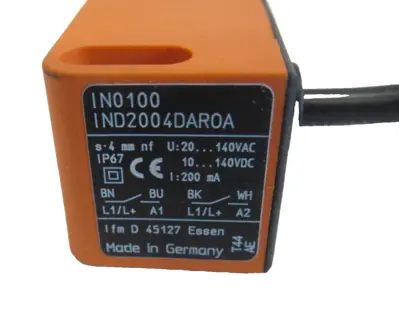 NEW IFM EFECTOR IND2004DAR0A-IN0100 PROXIMITY SWITCH IND2004DAR0A IN0100