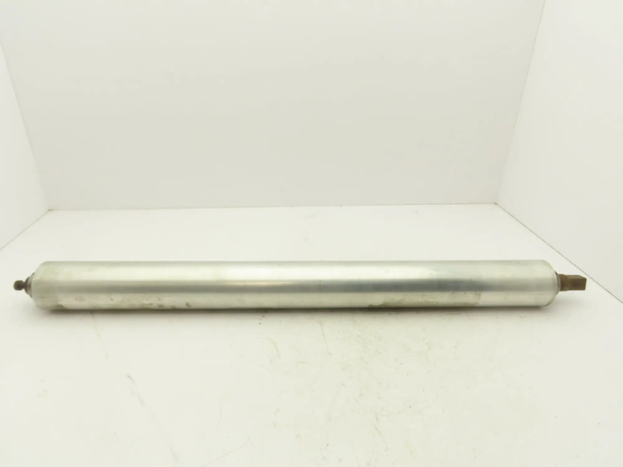 3.25"x 34" Aluminum Conveyor Pulley Roller 38" OAL 1.25" Shaft