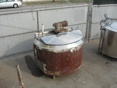 SPC7505  Tank 350 gallon vertical tank, Stainless Steel Contact Parts, atmospheric jacket